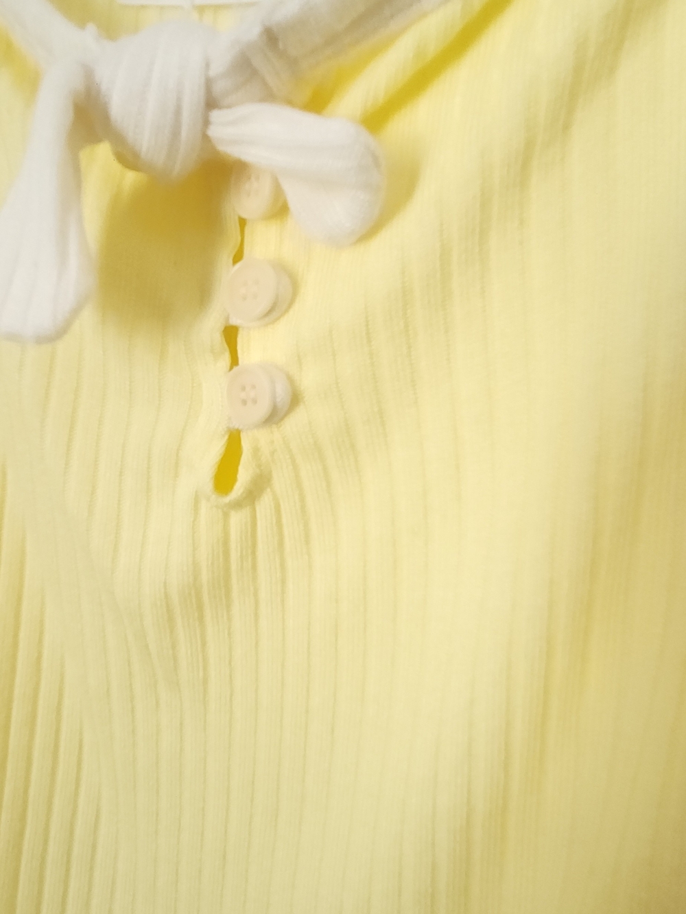 Reformation Yellow Ribbed Tank Top - Picture 4 of 5